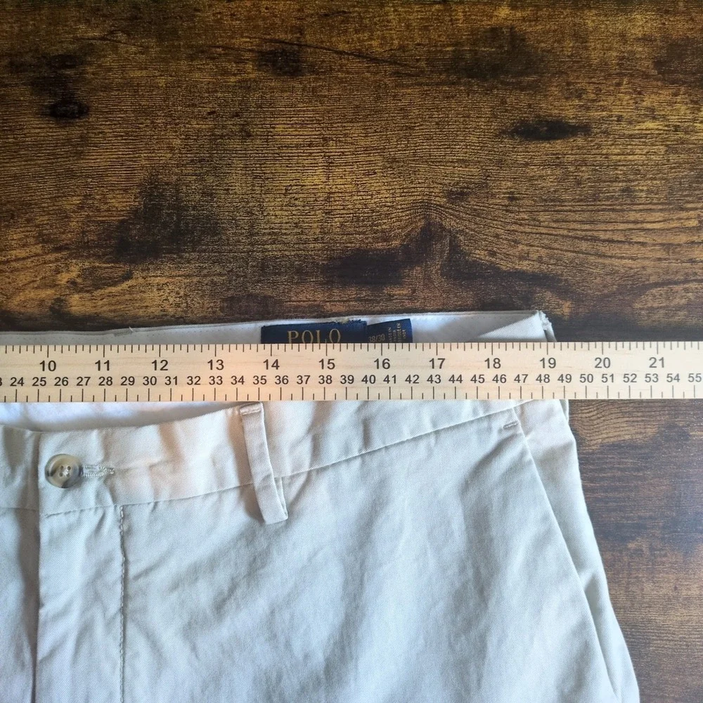 Polo Ralph Lauren Stretch Classic Fit Chino Pants Khaki Tan 38x30 Mens